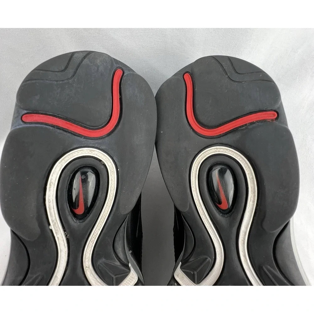 NIKE Air Max 97 Black Sport Red Mens Size 8.5 DH1083-001